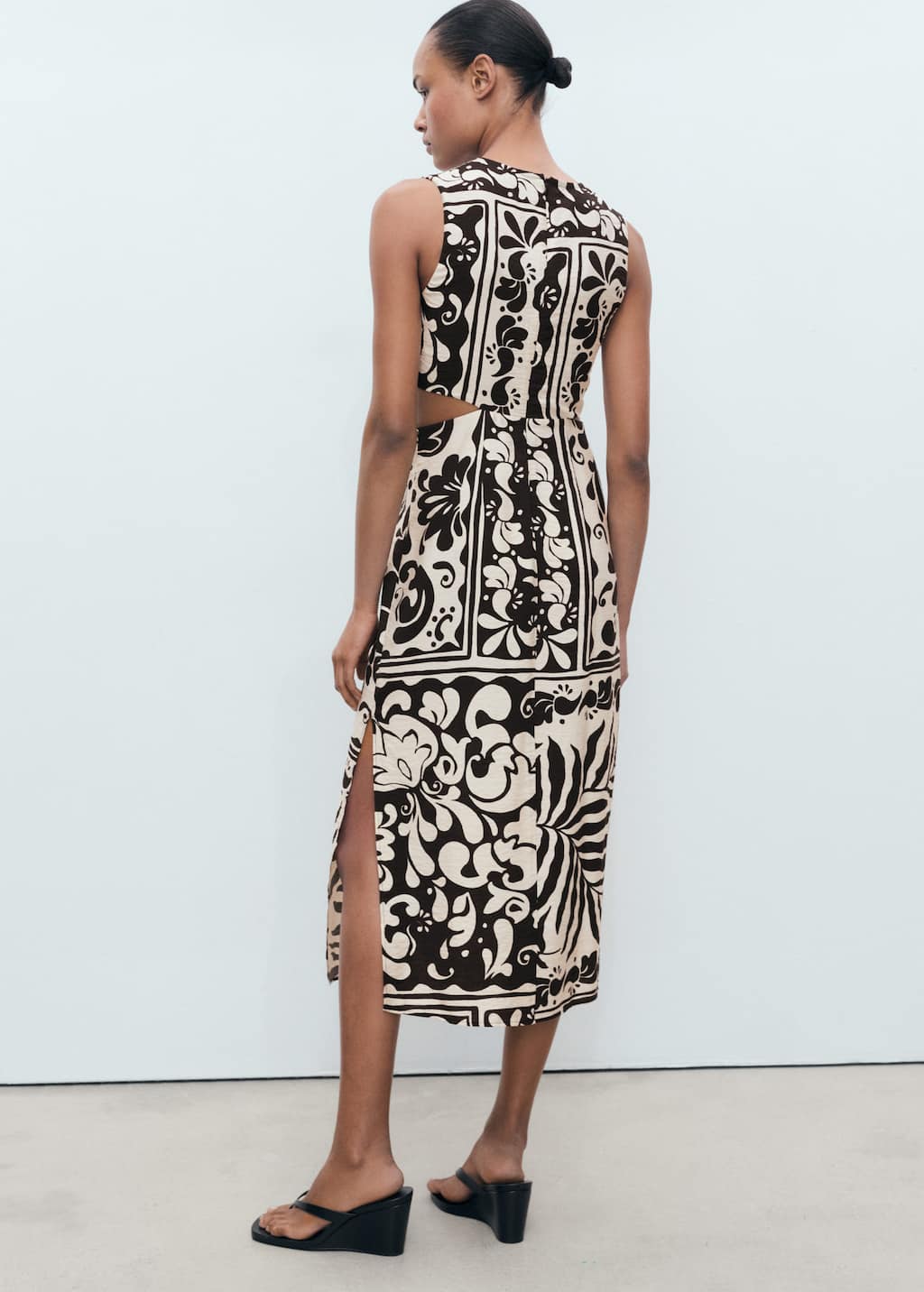 MANGO OLIMPIO 17011166-99 MANGO WOMEN DRESS FULL LENGTH