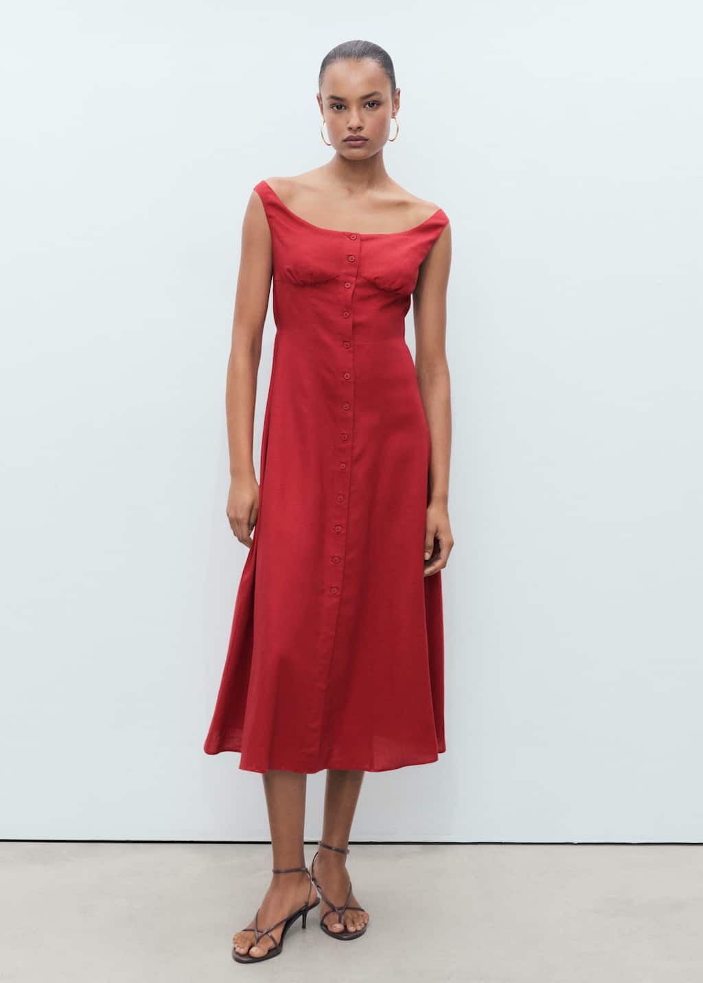 MANGO BLISS 17011167-27 MANGO WOMEN DRESS FULL LENGTH