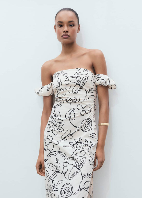 MANGO ARIEL 17011169-02 MANGO WOMEN DRESS FULL LENGTH