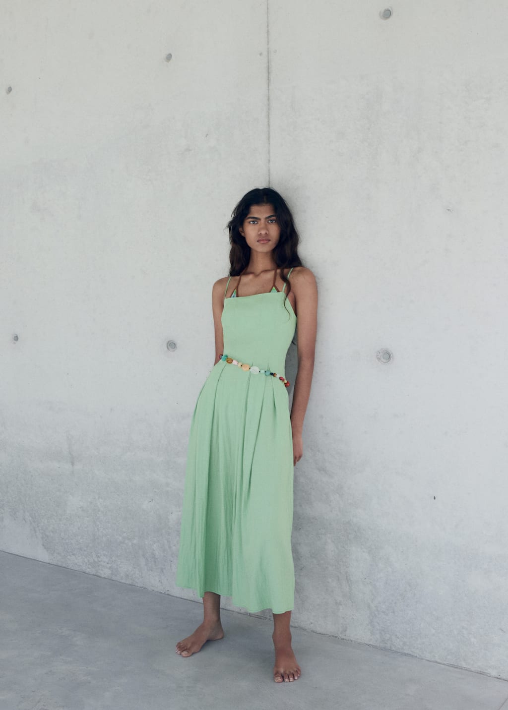MANGO MINTY 17011171-41 MANGO WOMEN DRESS FULL LENGTH