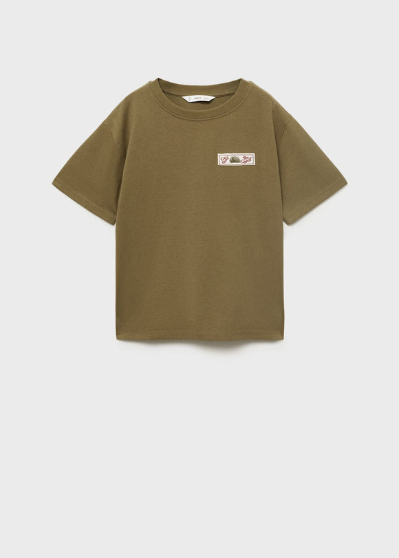 MANGO COCOA 17011235-36 MANGO KIDS BOY T-SHIRT SHORT SLEEVE