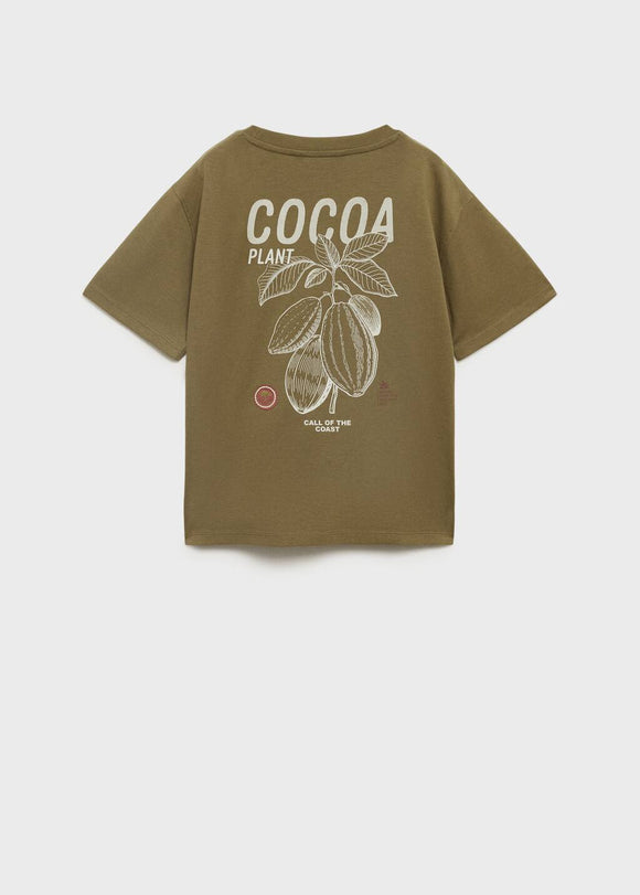 MANGO COCOA 17011235-36 MANGO KIDS BOY T-SHIRT SHORT SLEEVE