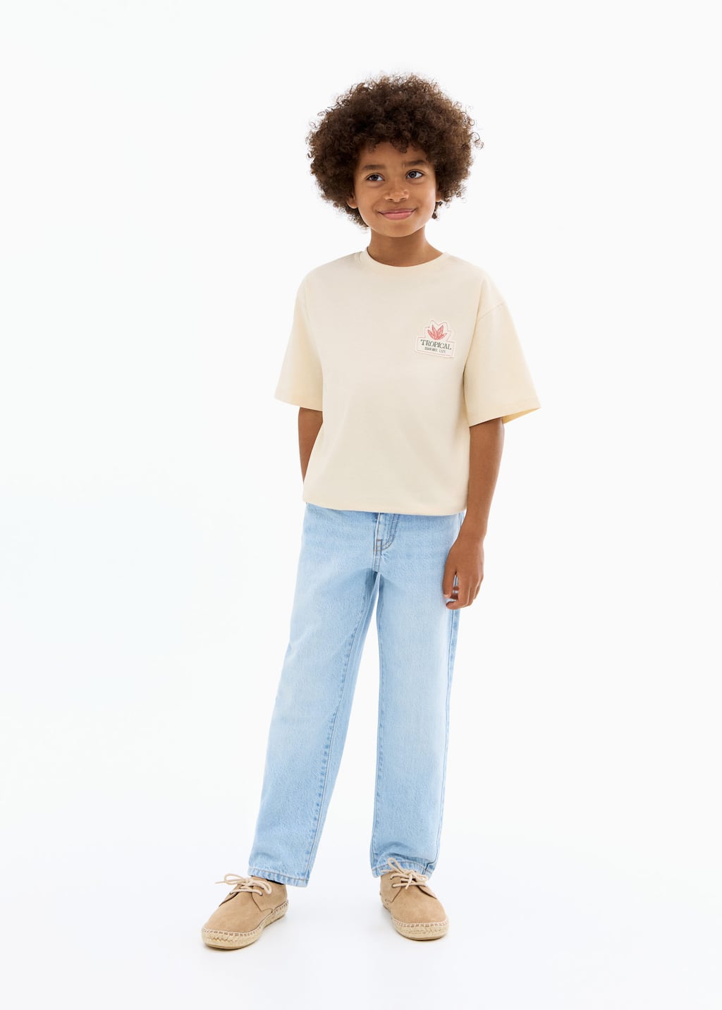 MANGO BANANA 17011236-07 MANGO KIDS BOY T-SHIRT SHORT SLEEVE