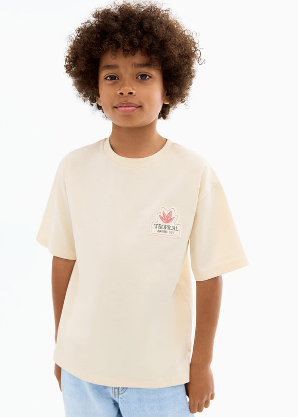 MANGO BANANA 17011236-07 MANGO KIDS BOY T-SHIRT SHORT SLEEVE