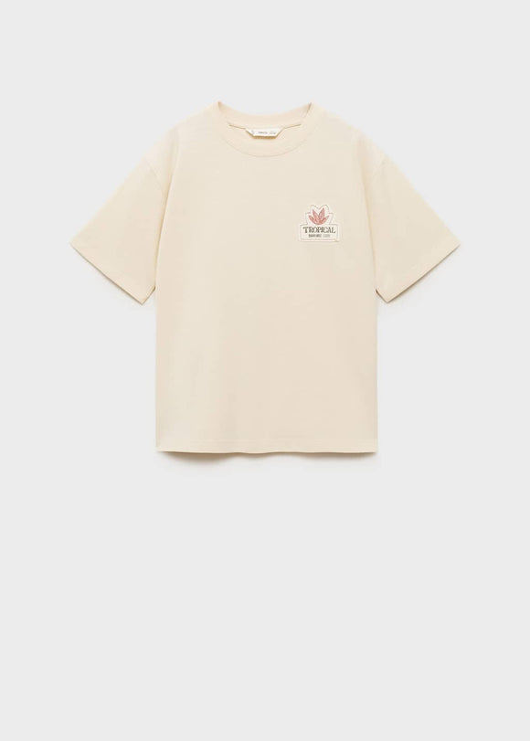 MANGO BANANA 17011236-07 MANGO KIDS BOY T-SHIRT SHORT SLEEVE