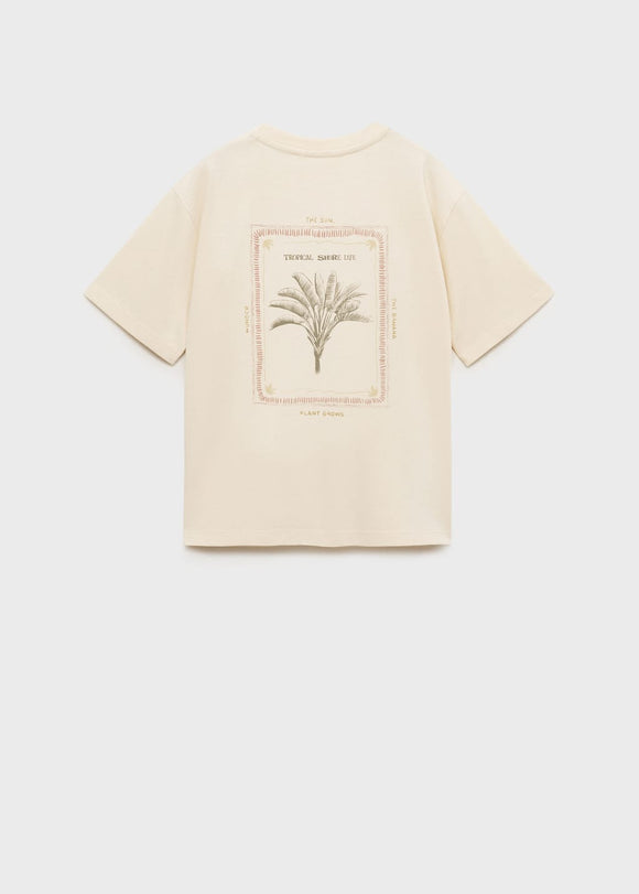 MANGO BANANA 17011236-07 MANGO KIDS BOY T-SHIRT SHORT SLEEVE