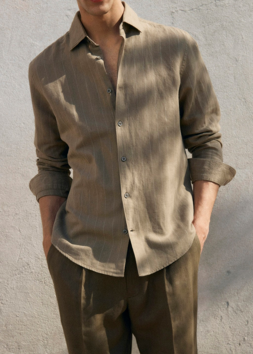 MANGO RUG 17011251-37 MANGO MAN SHIRT LONG SLEEVE