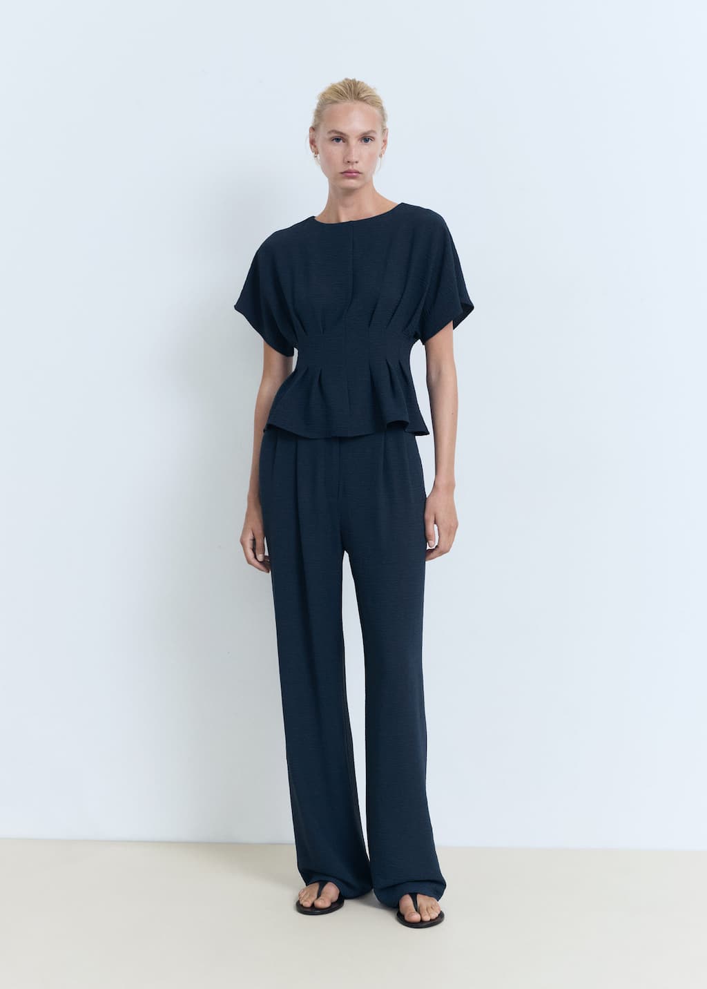 MANGO PEPLUM-A 17012540-56 MANGO WOMEN TROUSER