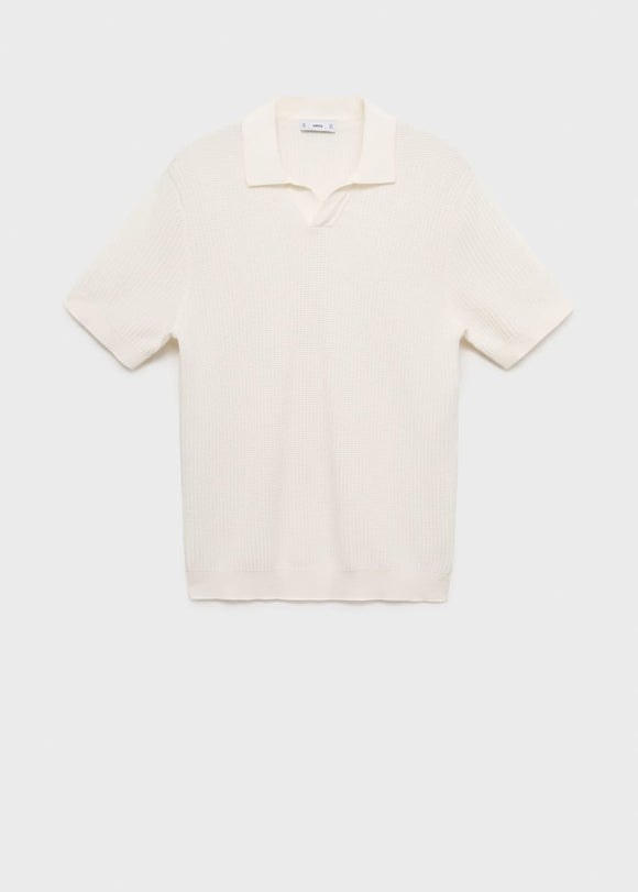 MANGO FLUID 17012906-02 MANGO MAN POLO SHIRT