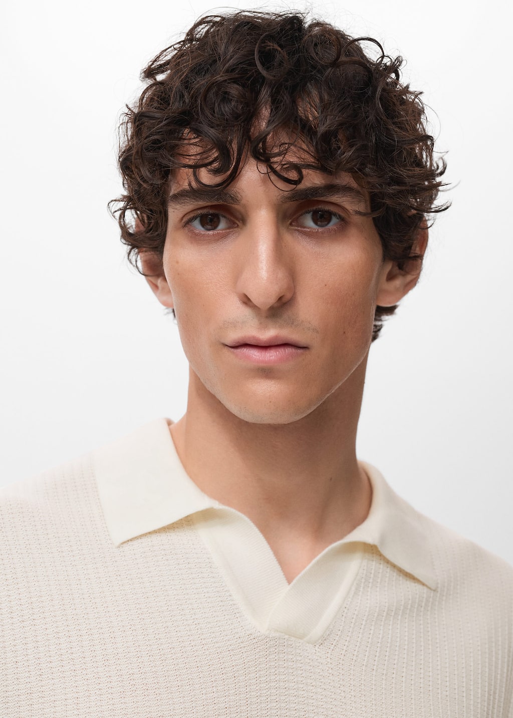 MANGO FLUID 17012906-02 MANGO MAN POLO SHIRT