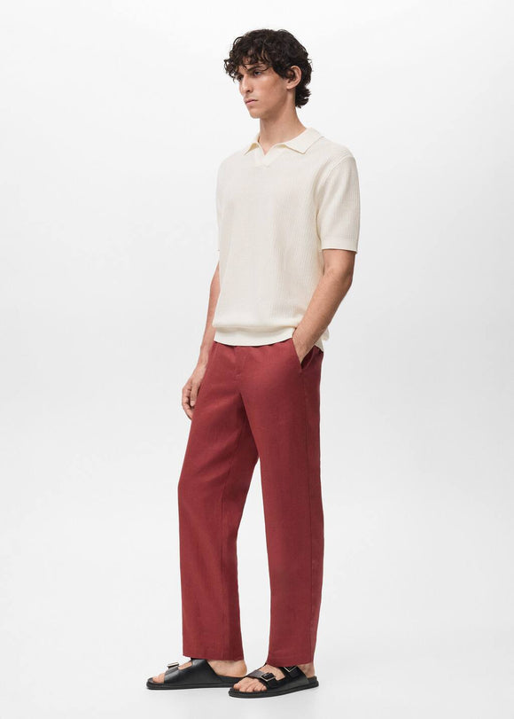 MANGO FLUID 17012906-02 MANGO MAN POLO SHIRT