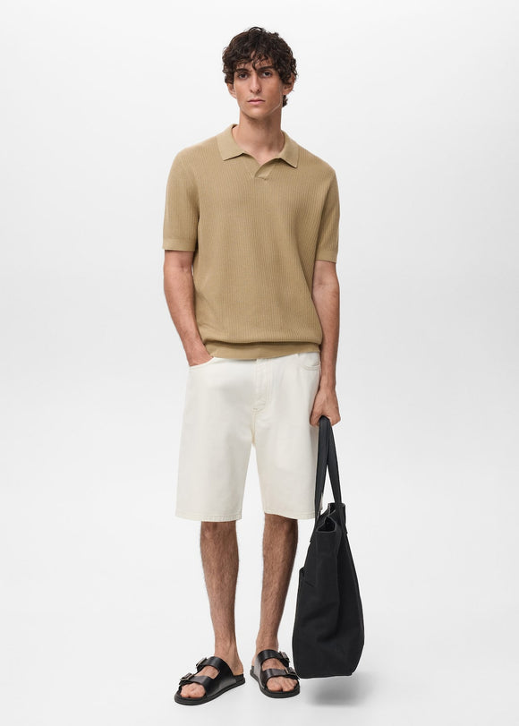 MANGO FLUID 17012906-08 MANGO MAN POLO SHIRT