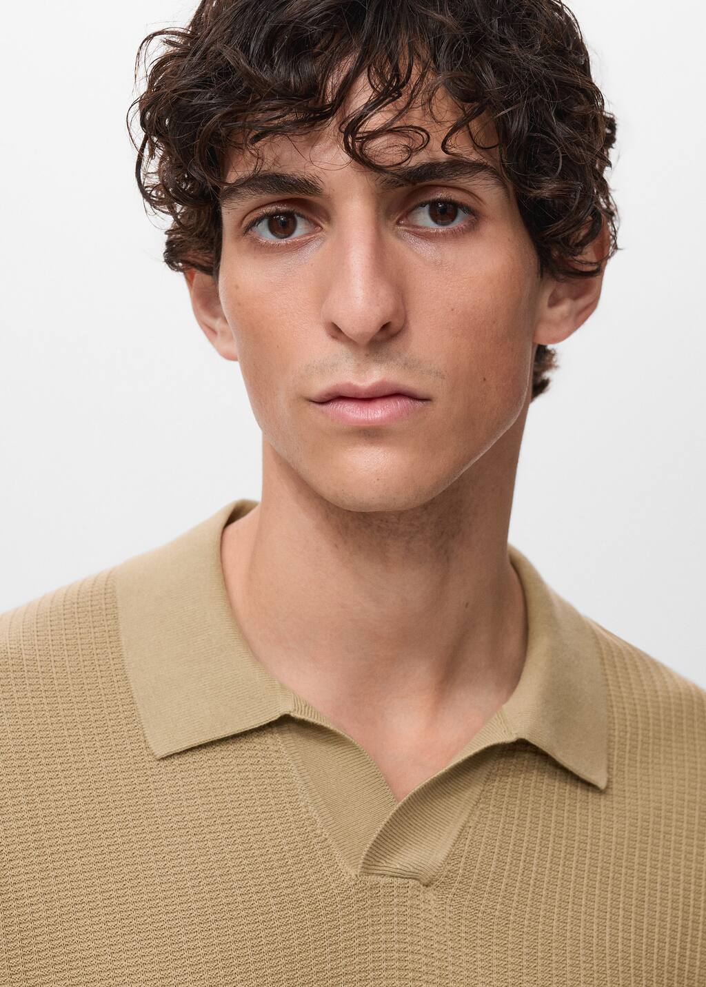 MANGO FLUID 17012906-08 MANGO MAN POLO SHIRT