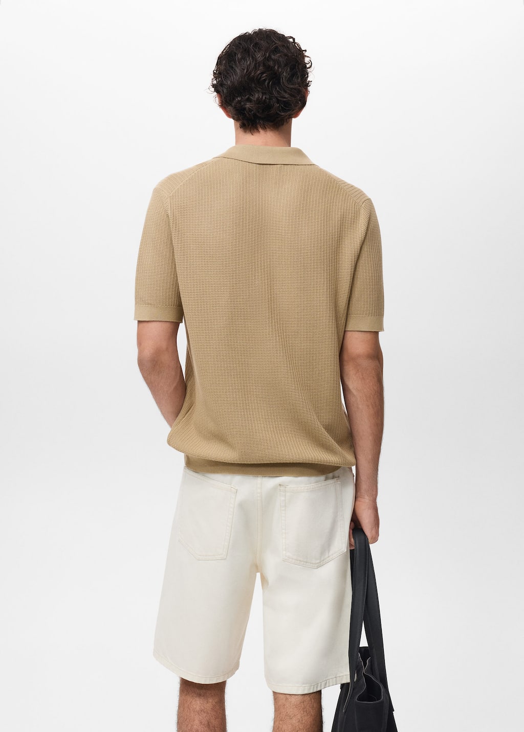 MANGO FLUID 17012906-08 MANGO MAN POLO SHIRT