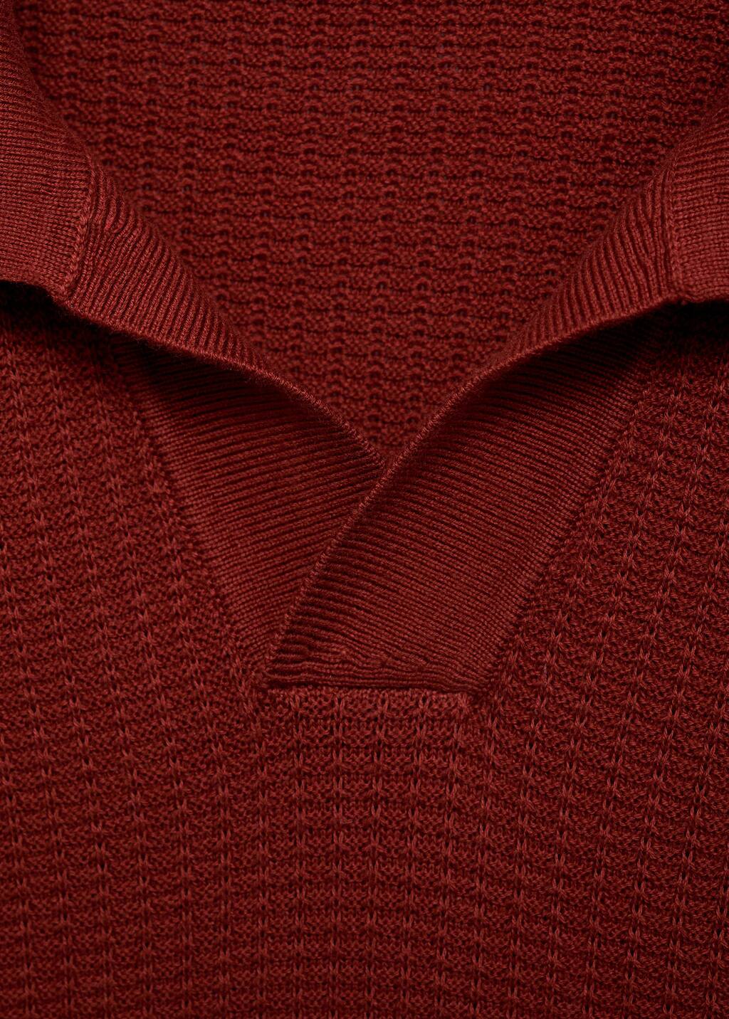 MANGO FLUID 17012906-75 MANGO MAN POLO SHIRT