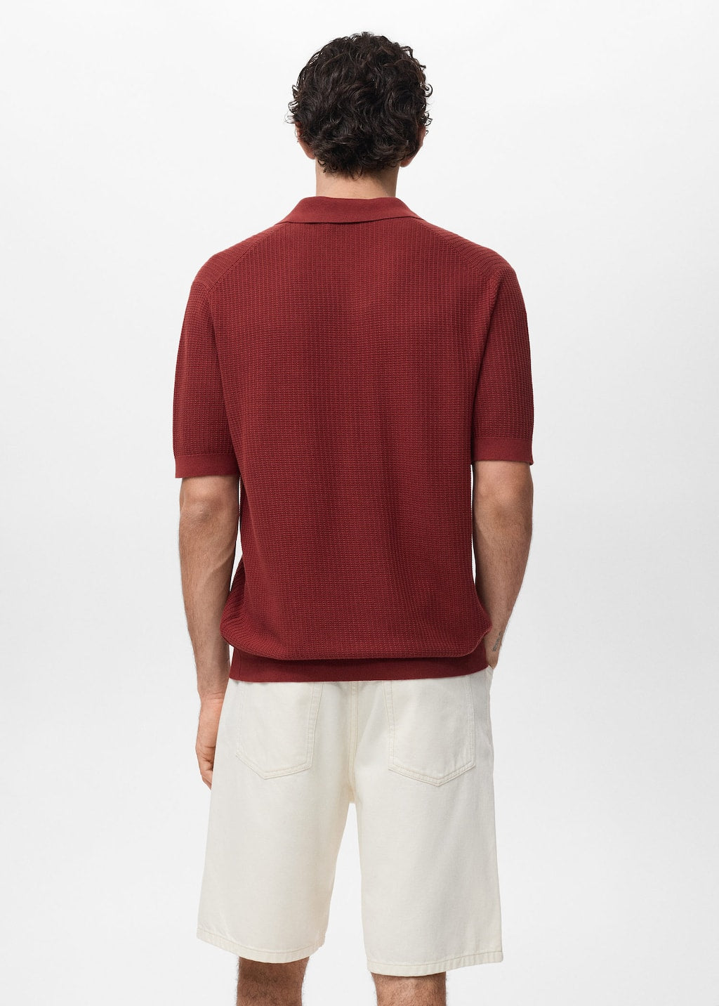 MANGO FLUID 17012906-75 MANGO MAN POLO SHIRT