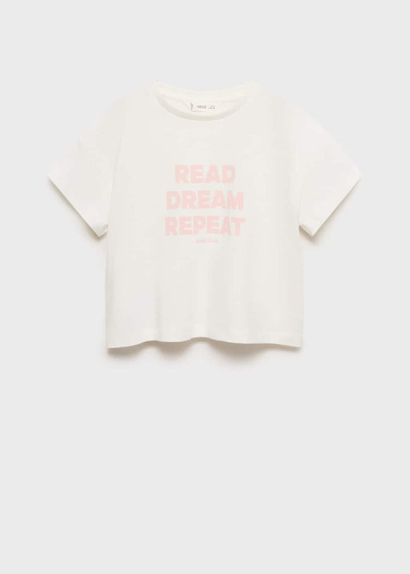 MANGO DREAM 17013285-02 MANGO KIDS GIRL T-SHIRT SHORT SLEEVE