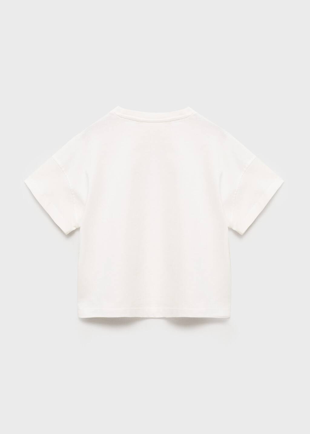 MANGO PIPING 17013297-02 MANGO KIDS GIRL T-SHIRT SHORT SLEEVE