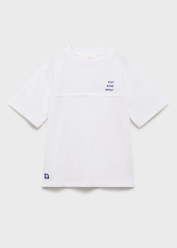 MANGO SPORTY 17013300-02 MANGO KIDS BOY T-SHIRT SHORT SLEEVE