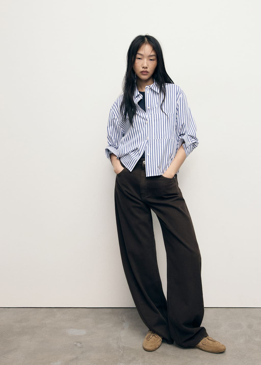 MANGO GIGI 17014083-50 MANGO WOMEN SHIRT LONG SLEEVE
