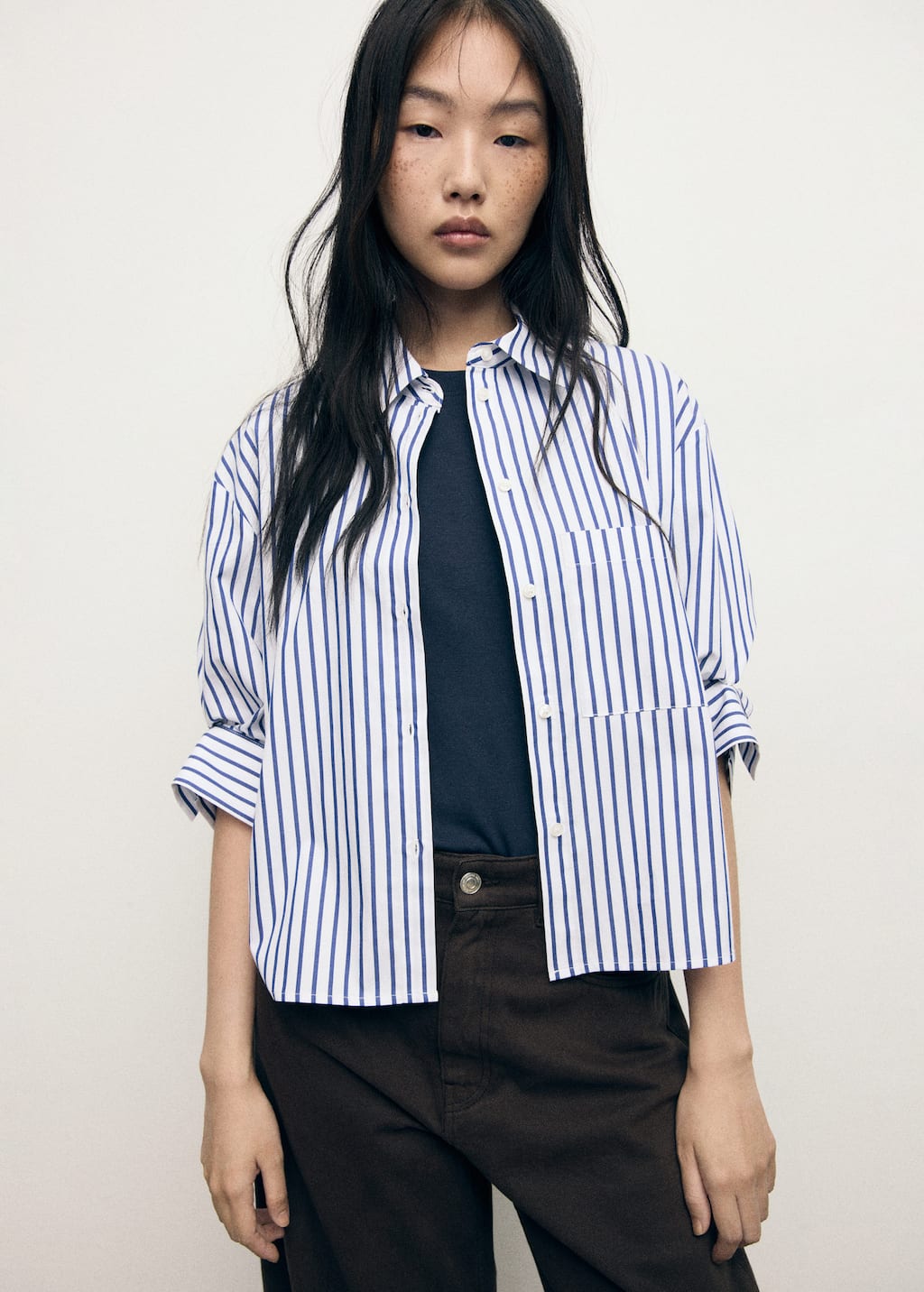 MANGO GIGI 17014083-50 MANGO WOMEN SHIRT LONG SLEEVE