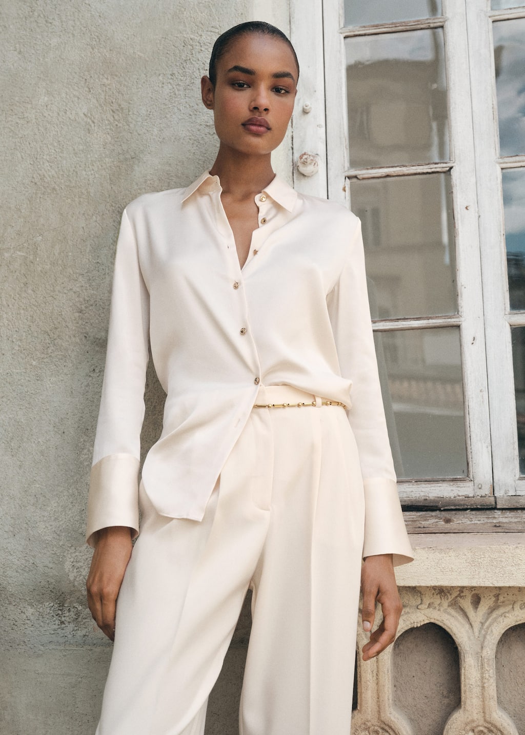 MANGO IDEALE 17014087-05 MANGO WOMEN SHIRT LONG SLEEVE