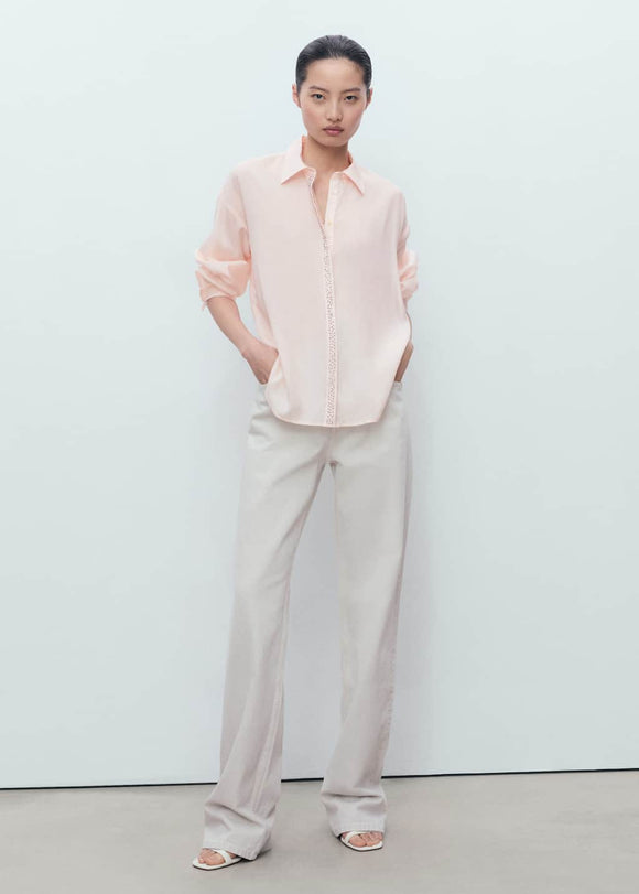 MANGO JOYA-A 17014089-81 MANGO WOMEN SHIRT LONG SLEEVE