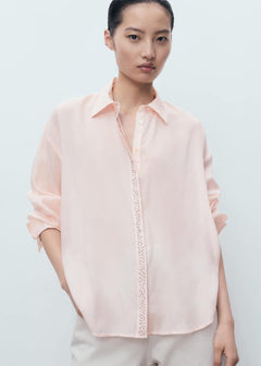 MANGO JOYA-A 17014089-81 MANGO WOMEN SHIRT LONG SLEEVE