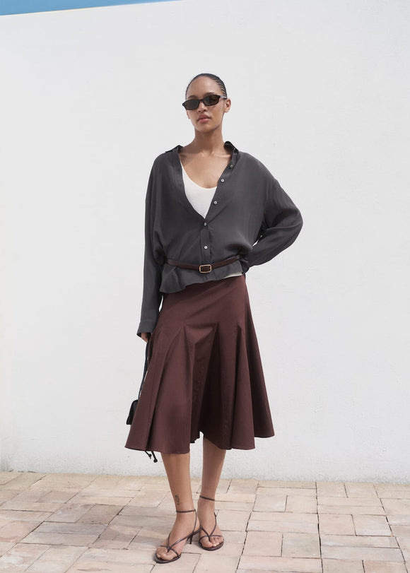 MANGO CENIZA-A 17014090-93 MANGO WOMEN SHIRT LONG SLEEVE