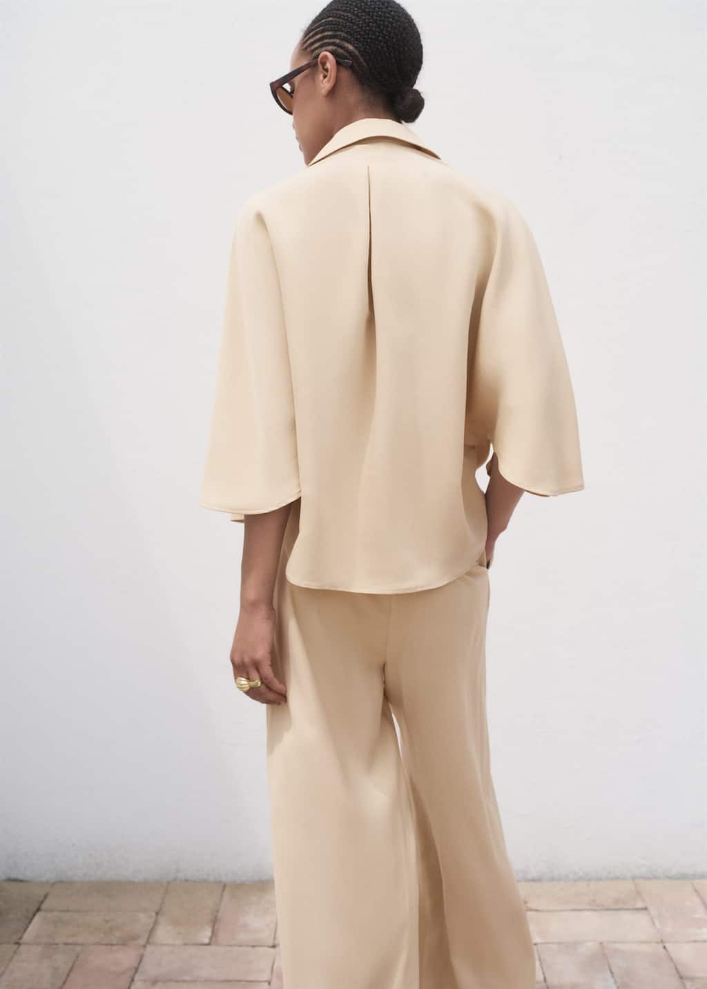 MANGO MOMO-A 17014091-07 MANGO WOMEN SHIRT SHORT SLEEVE