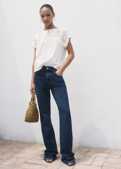 MANGO VOLIN 17014098-02 MANGO WOMEN T-SHIRT SHORT SLEEVE