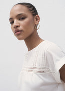 MANGO VOLIN 17014098-02 MANGO WOMEN T-SHIRT SHORT SLEEVE-5