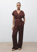 MANGO FLOR 17014148-32 MANGO WOMEN TROUSER-2