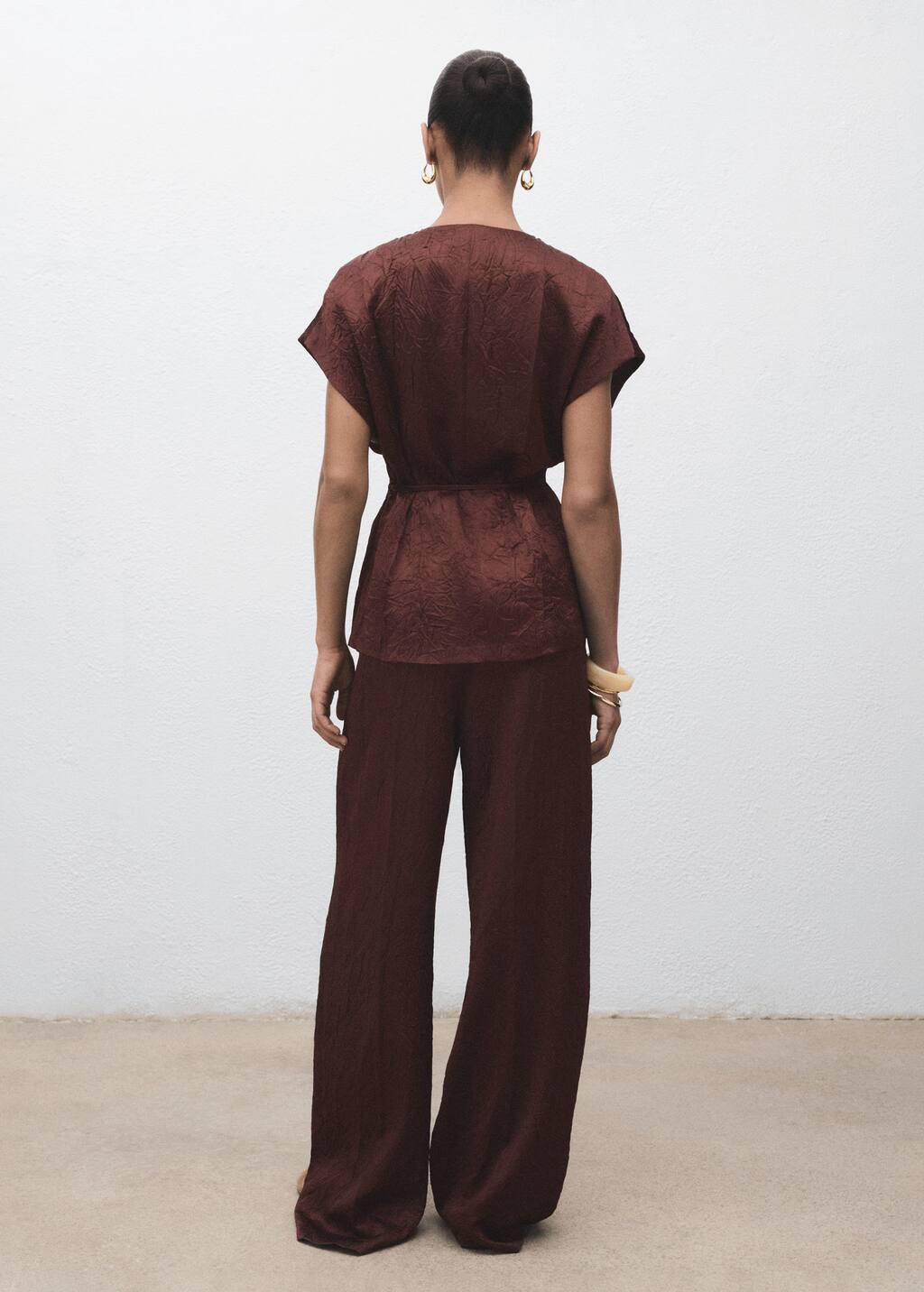 MANGO FLOR 17014148-32 MANGO WOMEN TROUSER