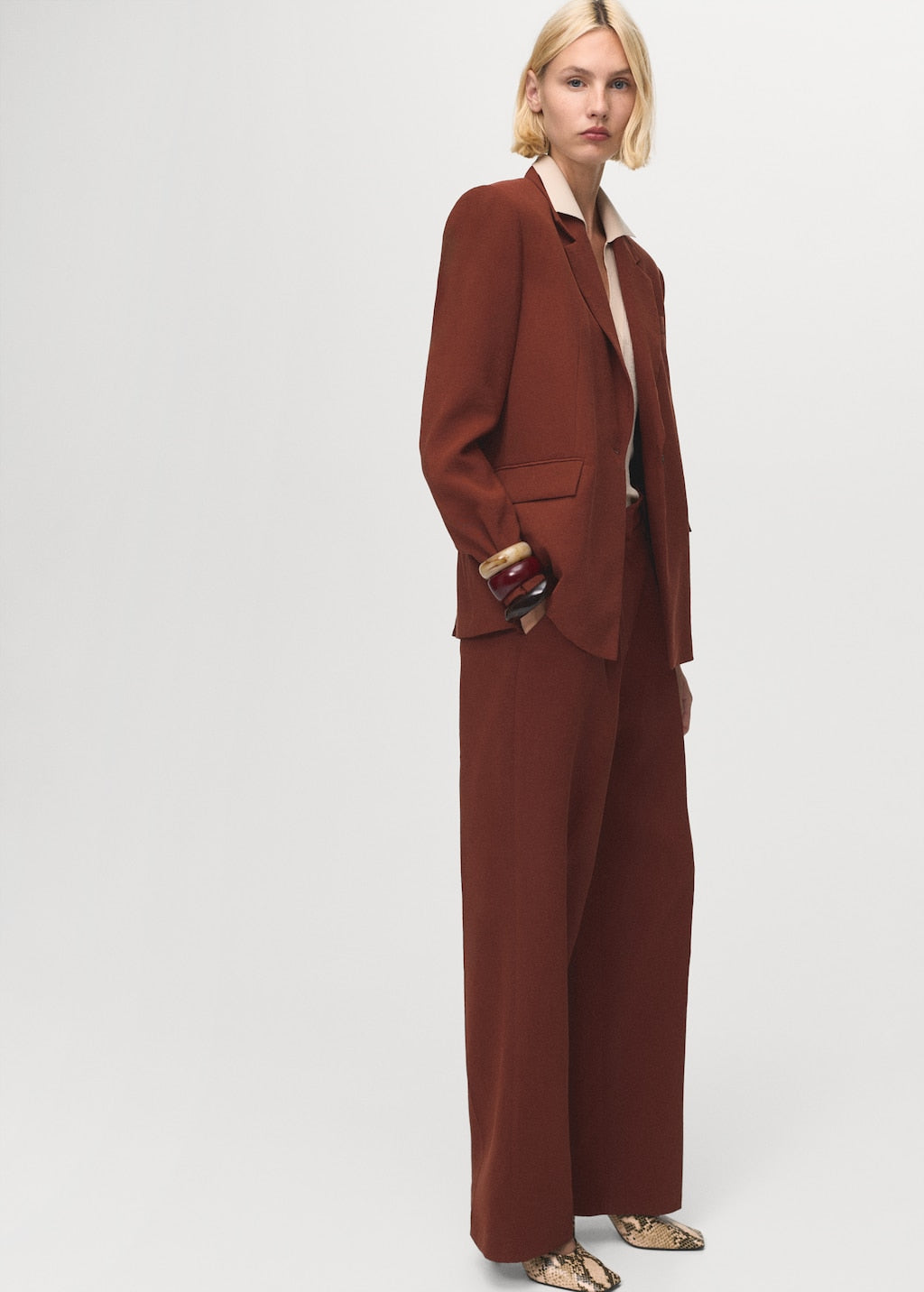 MANGO WOMEN PARIS 17024150-28 BLAZER AND 17014151-28 TROUSER