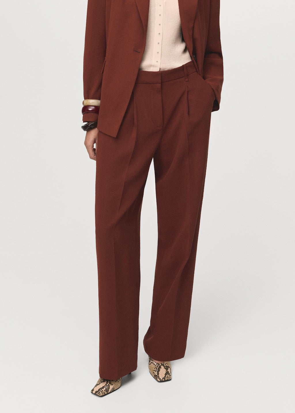 MANGO WOMEN PARIS 17024150-28 BLAZER AND 17014151-28 TROUSER