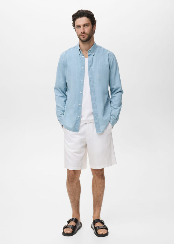 MANGO CORINTO 17014437-TC MANGO MAN SHIRT LONG SLEEVE