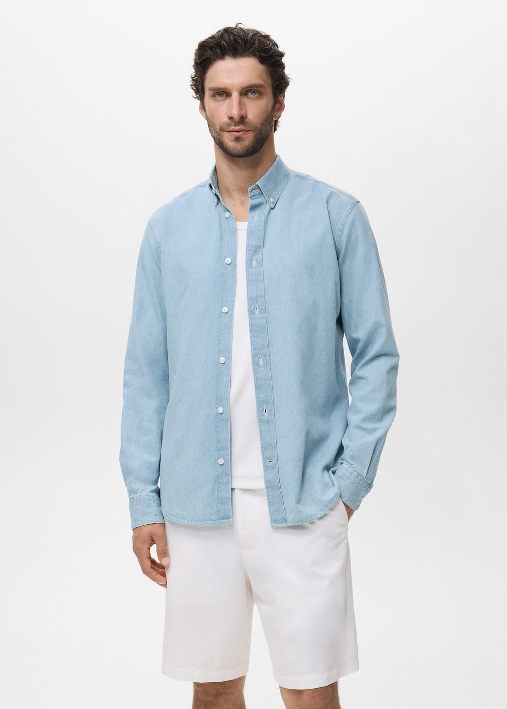 MANGO CORINTO 17014437-TC MANGO MAN SHIRT LONG SLEEVE