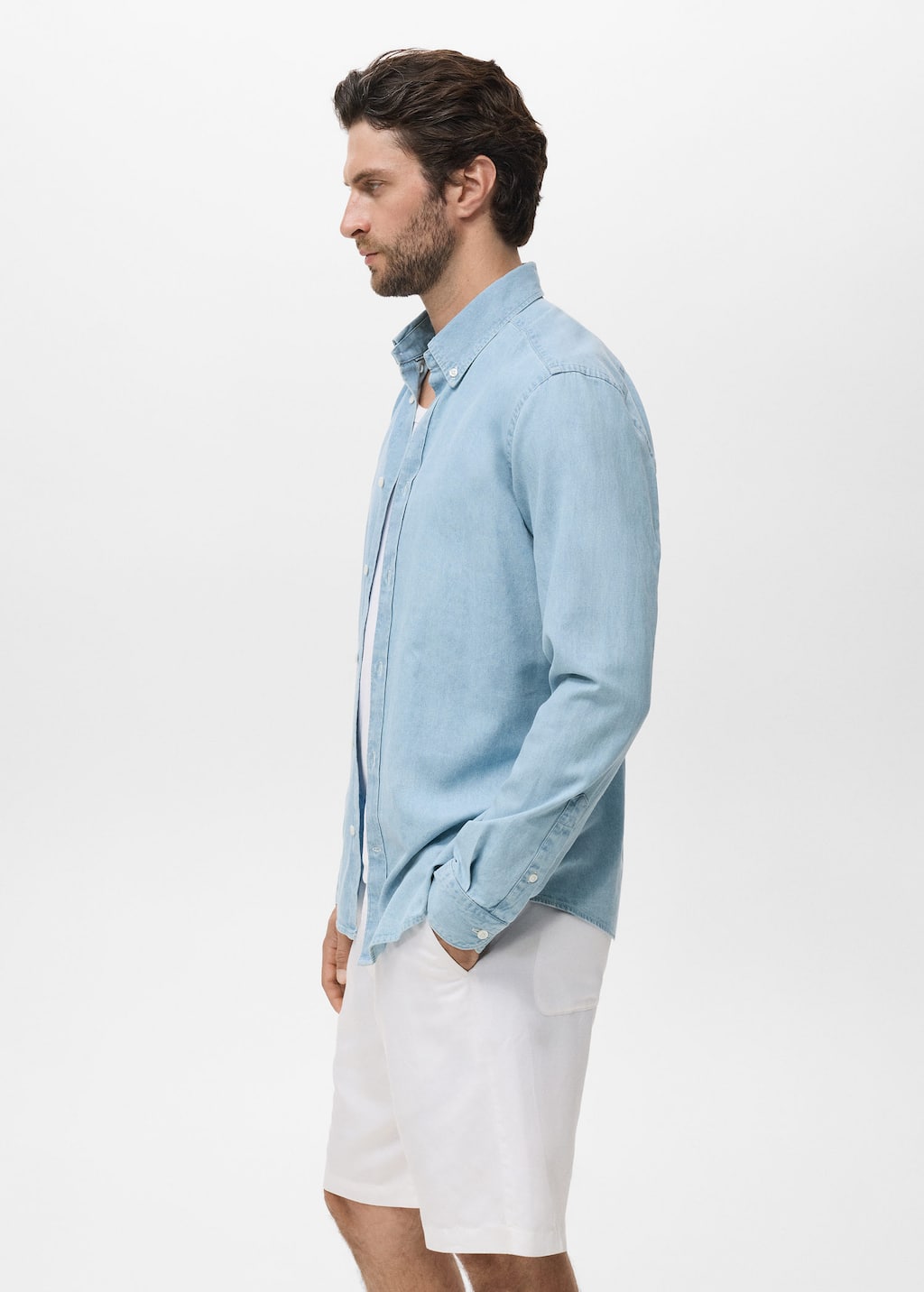 MANGO CORINTO 17014437-TC MANGO MAN SHIRT LONG SLEEVE