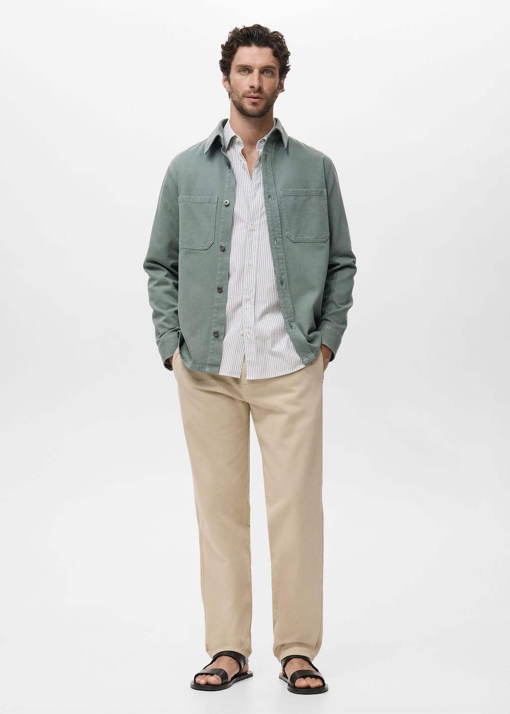 MANGO PLAYR 17014438-37 MANGO MAN SHIRT LONG SLEEVE