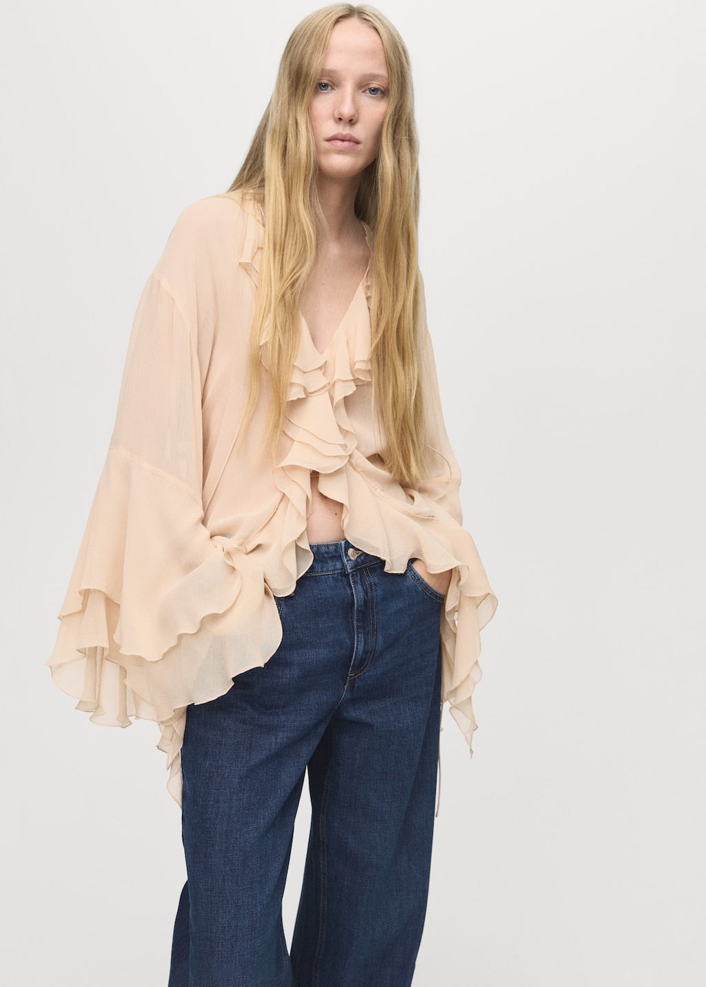 MANGO ANNIE 17015815-TO MANGO WOMEN DENIM JEANS