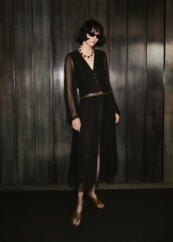 MANGO MELLOW 17015830-99 MANGO WOMEN DRESS FULL LENGTH