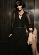 MANGO MELLOW 17015830-99 MANGO WOMEN DRESS FULL LENGTH-2