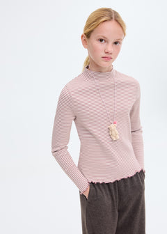 MANGO TURBORIR 17016339-85 MANGO KIDS GIRL T-SHIRT LONG SLEEVE