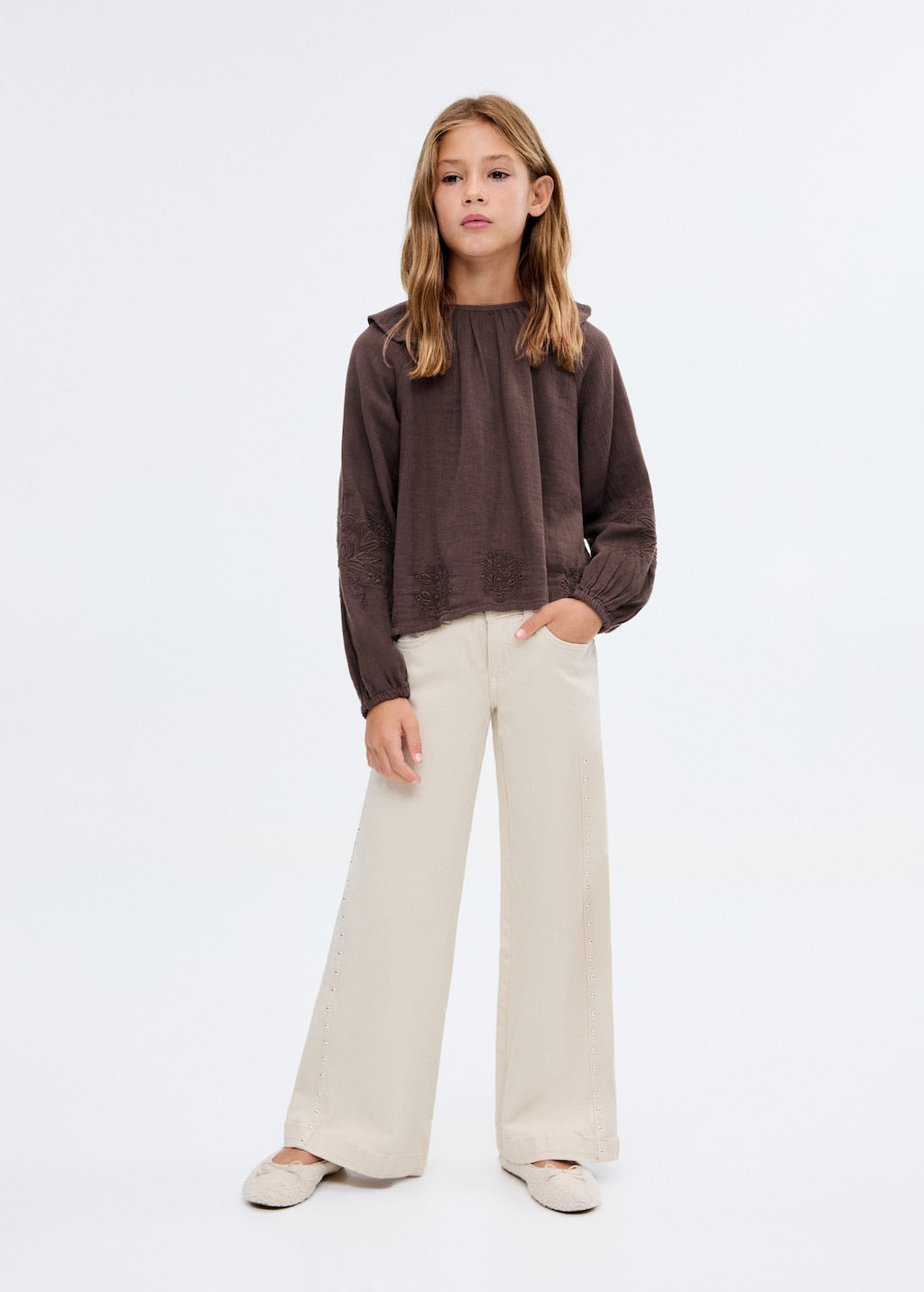 MANGO MAGGIE 17016340-30 MANGO KIDS GIRL BLOUSE