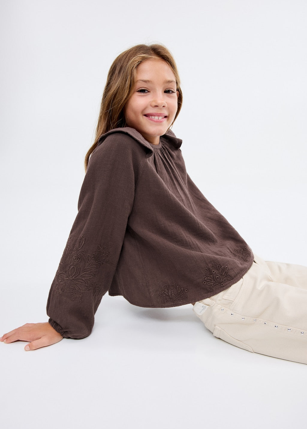 MANGO MAGGIE 17016340-30 MANGO KIDS GIRL BLOUSE