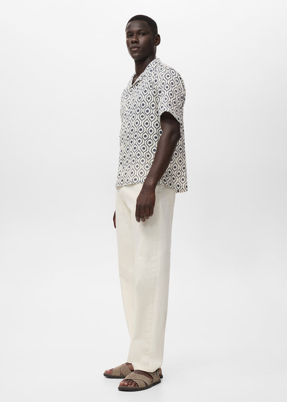 MANGO BEECH-H 17016741-56 MANGO MAN SHIRT SHORT SLEEVE