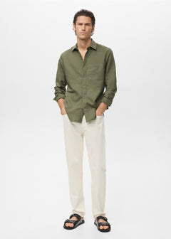 MANGO AVISPAH-H 17016743-39 MANGO MAN SHIRT LONG SLEEVE