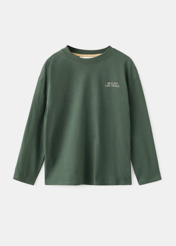 MANGO BEYOND 17017776-39 MANGO KIDS BOY T-SHIRT LONG SLEEVE