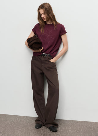 MANGO SPRING-W 17018641-78 MANGO WOMEN T-SHIRT SHORT SLEEVE